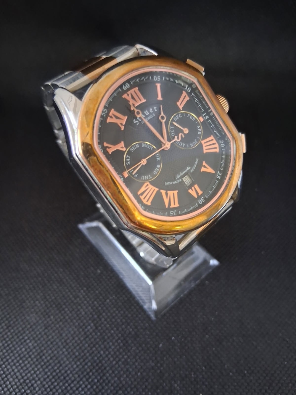 Stauer Meisterzeit 33203 Two Tone Automatic Men's Watch